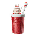POP MART The Monsters Let-s Christmas Series Straw Cup